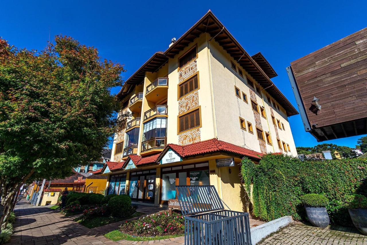 Rosa Edificio Jardim Da Serra Gramado Ngoại thất bức ảnh
