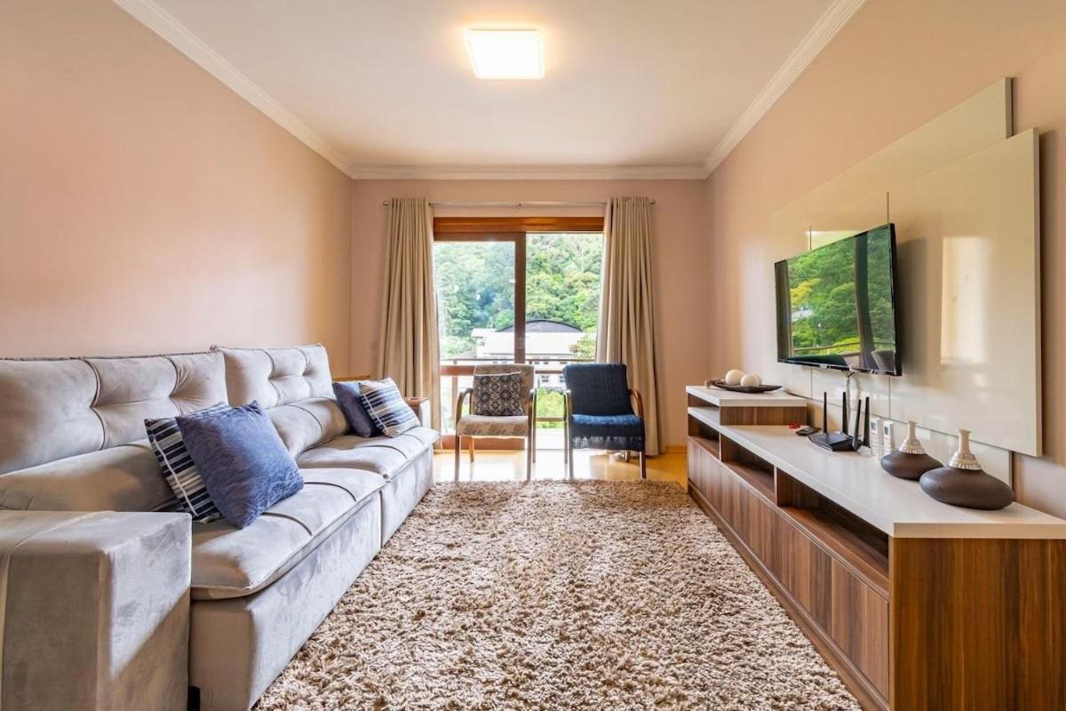 Rosa Edificio Jardim Da Serra Gramado Ngoại thất bức ảnh