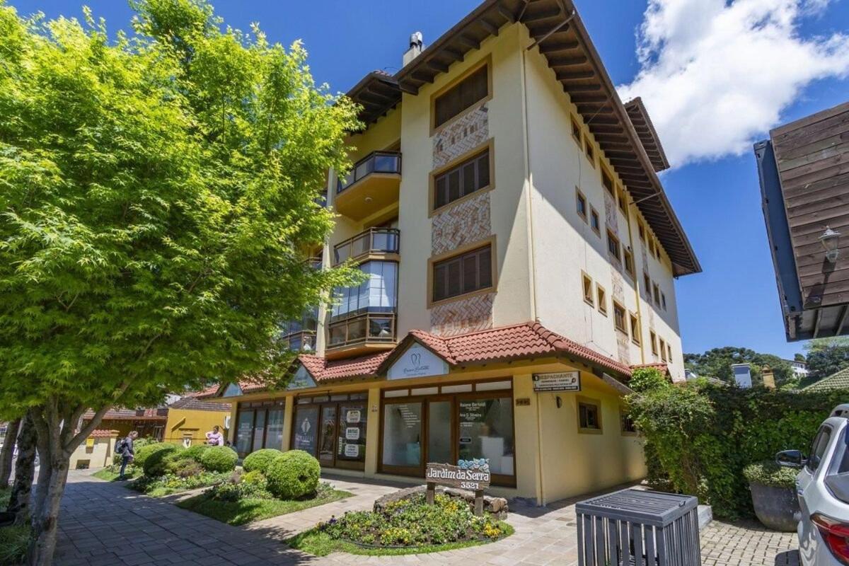 Rosa Edificio Jardim Da Serra Gramado Ngoại thất bức ảnh